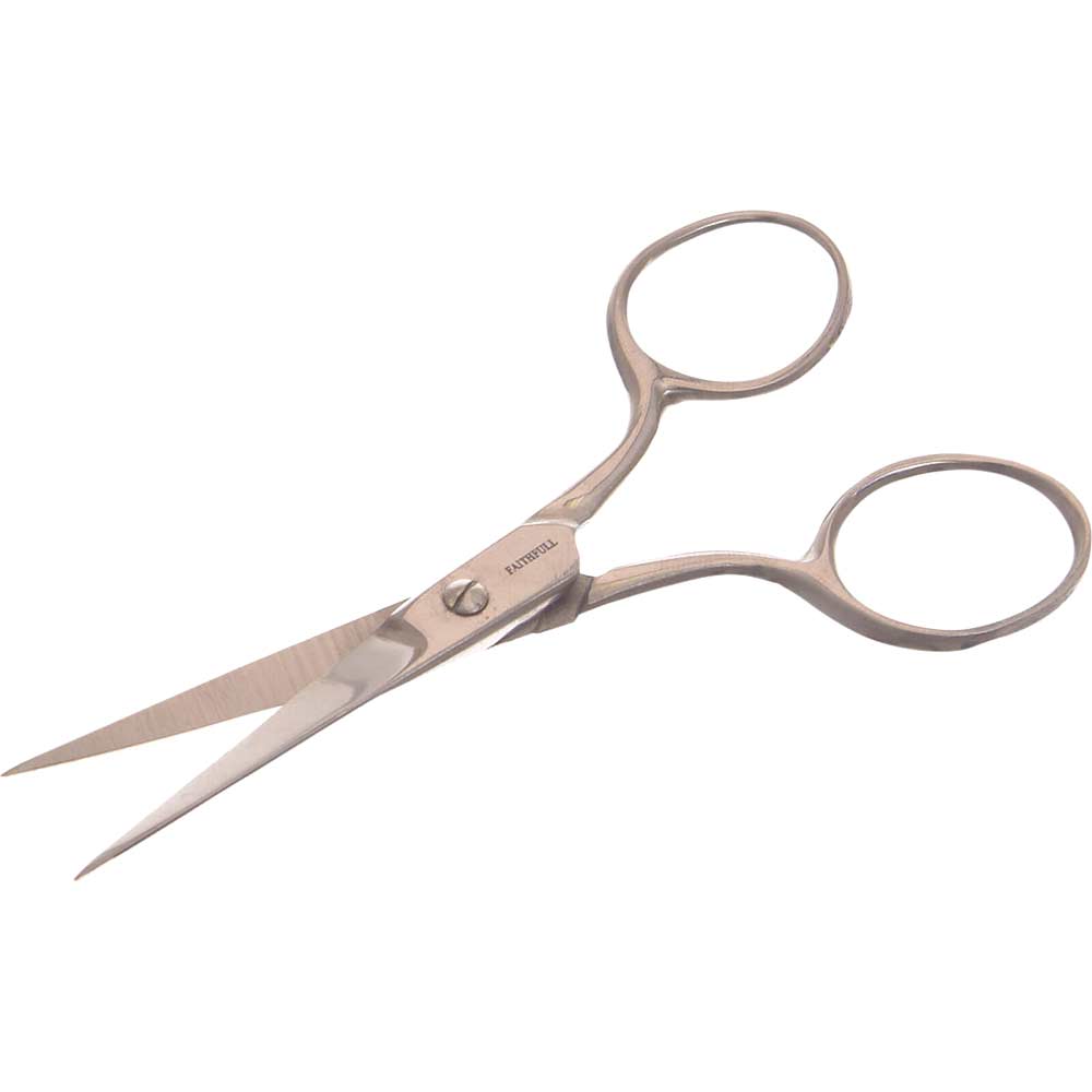 Faithfull Embroidery Scissors Straight 4"