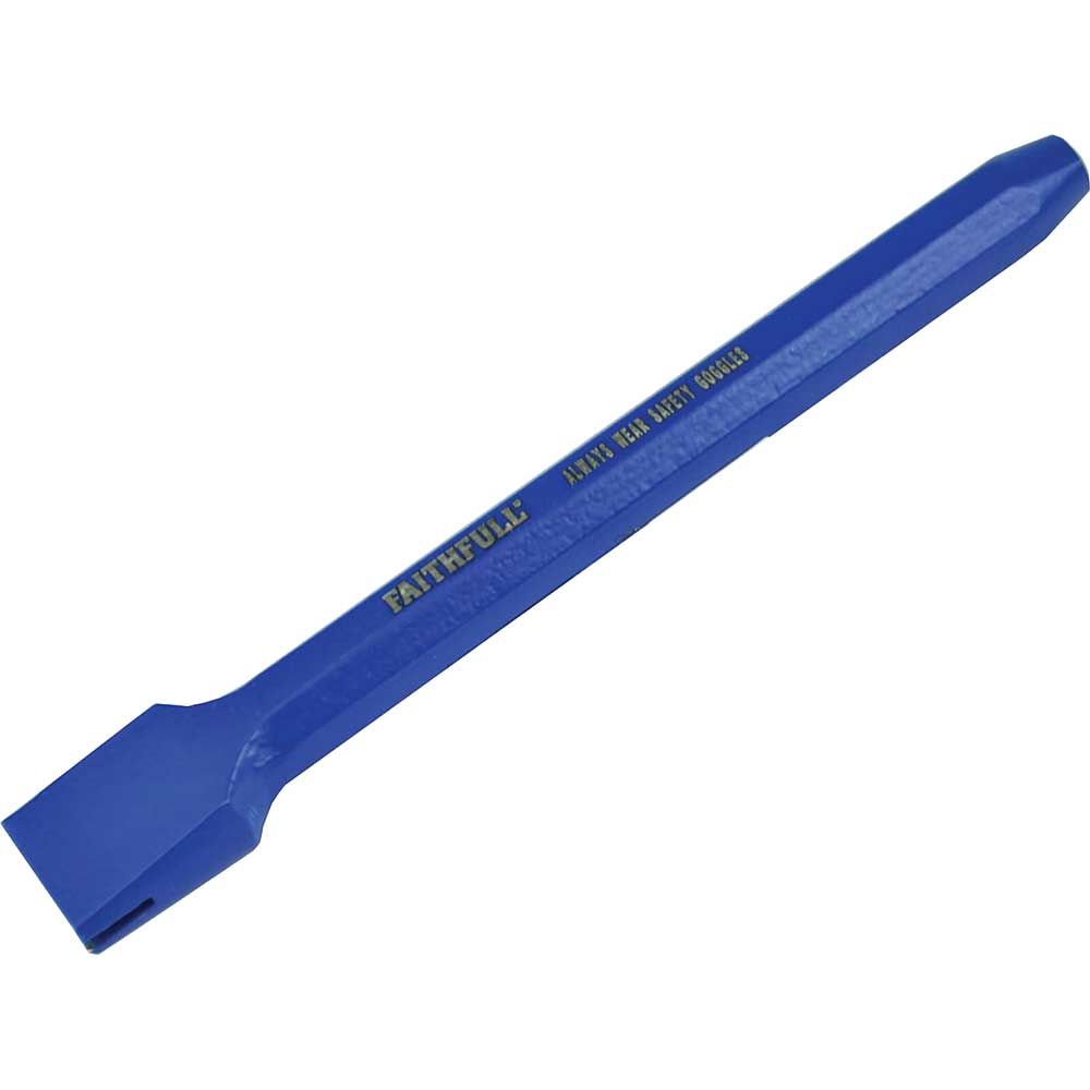 Image of Faithfull F0476 Scutch Comb Chisel 8&quot; x 1&quot;