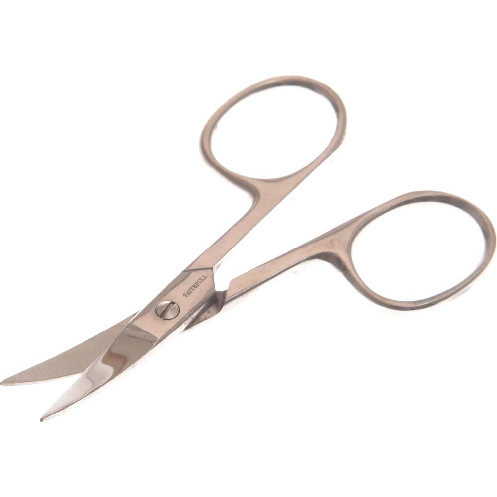 Faithfull Nail Scissors Curved 3 1/2"