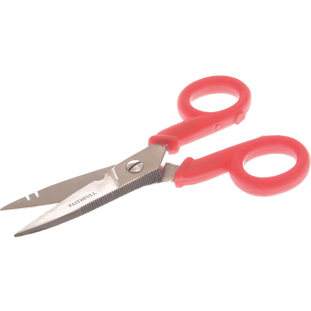 Image of Faithfull Electricians Scissors 5&quot;