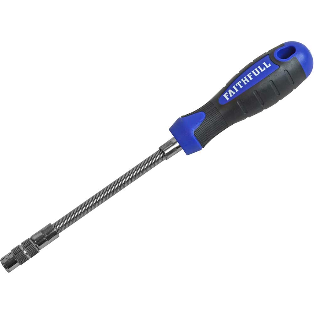 Faithfull Flex Drive Screwdriver 1/4" Magnetic