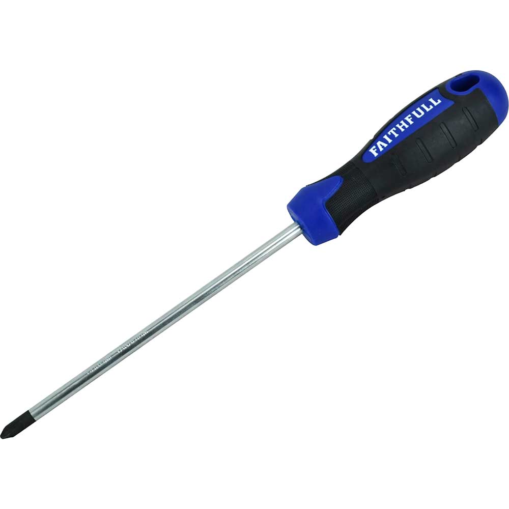 Image of Faithfull 150mm x Ph2 Soft Grip Phillips Screwdriver