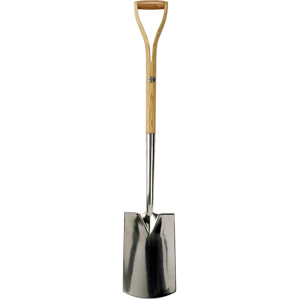 Faithfull Stainless Steel Garden Digging Spade Y Handle