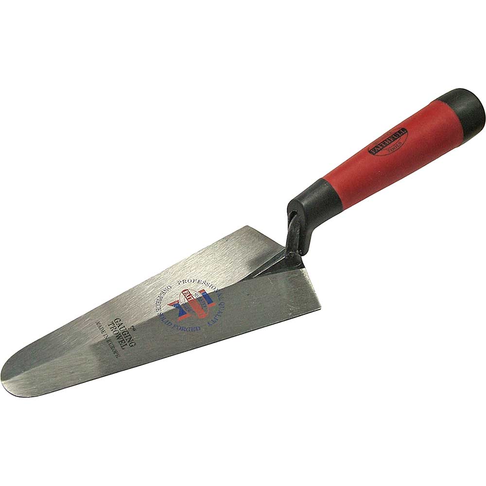 Faithfull Soft Grip Forged Gauging Trowel 7"