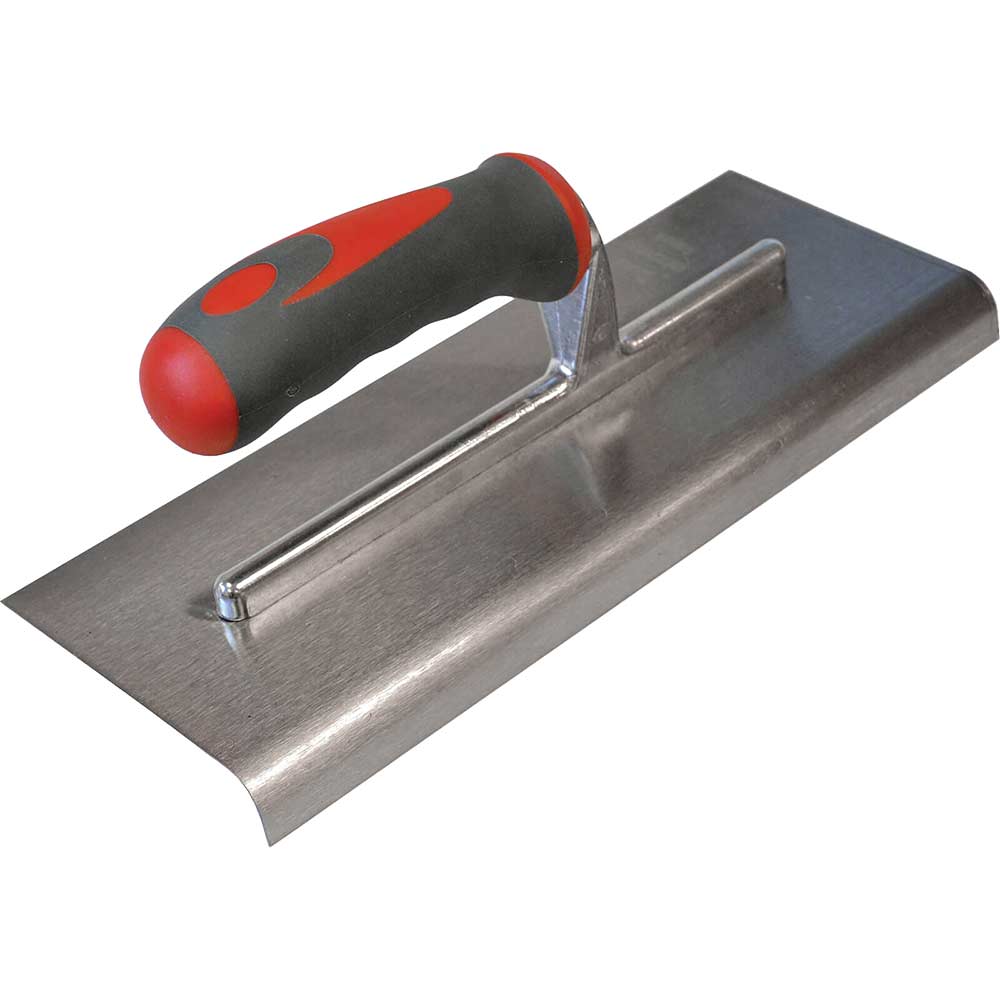 Image of Faithfull Soft Grip Edging Trowel 11&quot; x 4 3/4&quot;