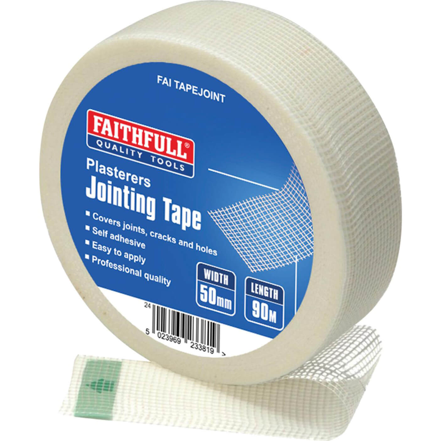 Faithfull Pt1-50 Plasterers Joint Tape 50mm x 90M