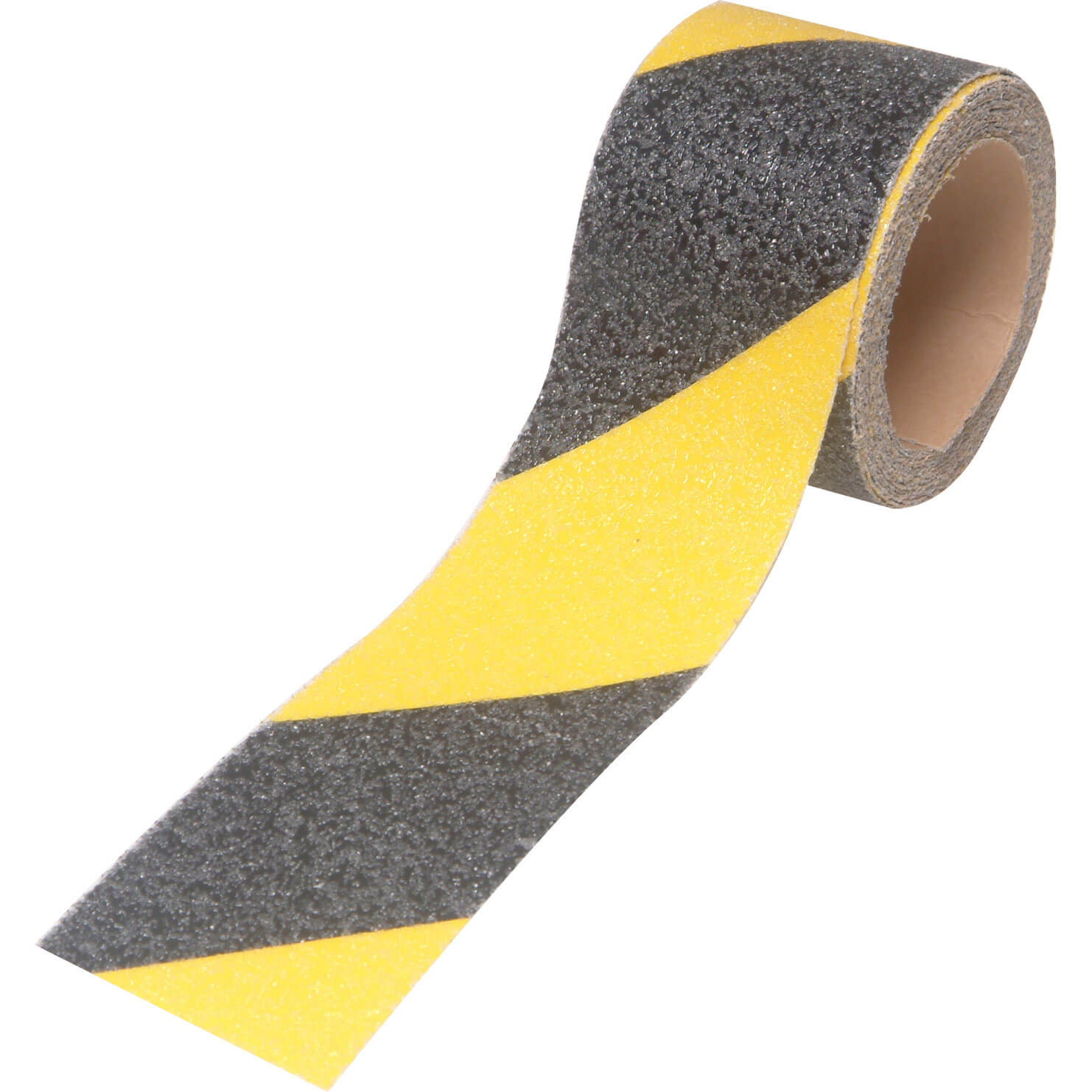 Faithfull Black / Yellow Anti Slip Tape Self Adhesive 3 Metre x 50mm