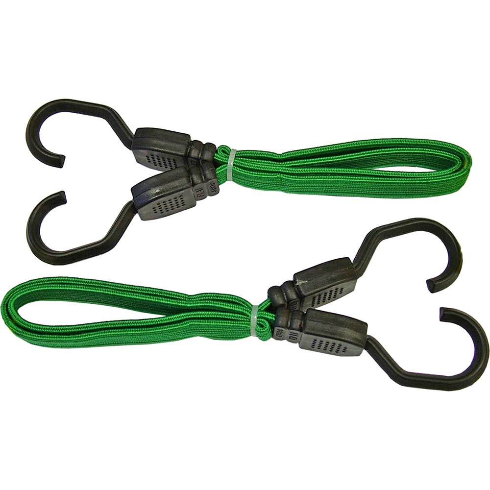 Faithfull Flat Bungee Cord 61cm / 24" Green