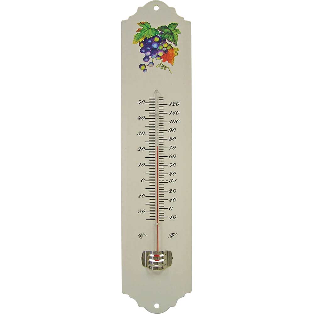 Faithfull Enamel Metal Wall Thermometer 300mm