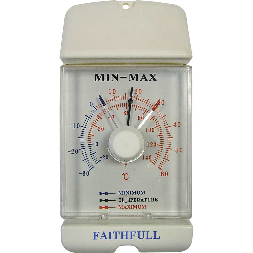 Faithfull Dial Max-Min Thermometer