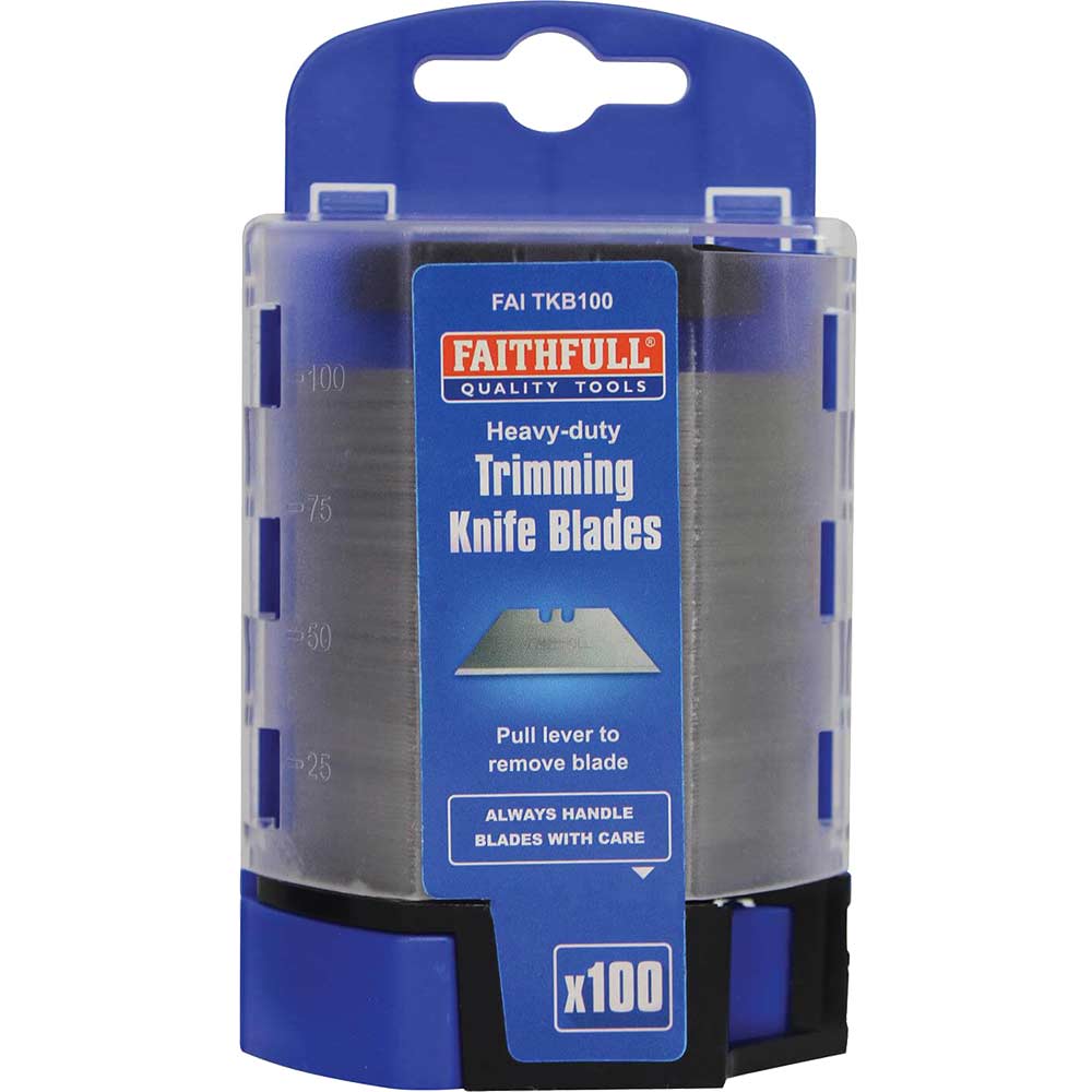 Image of Faithfull Heavy Duty Replacement Blades for Most Trimming & Utility Knives