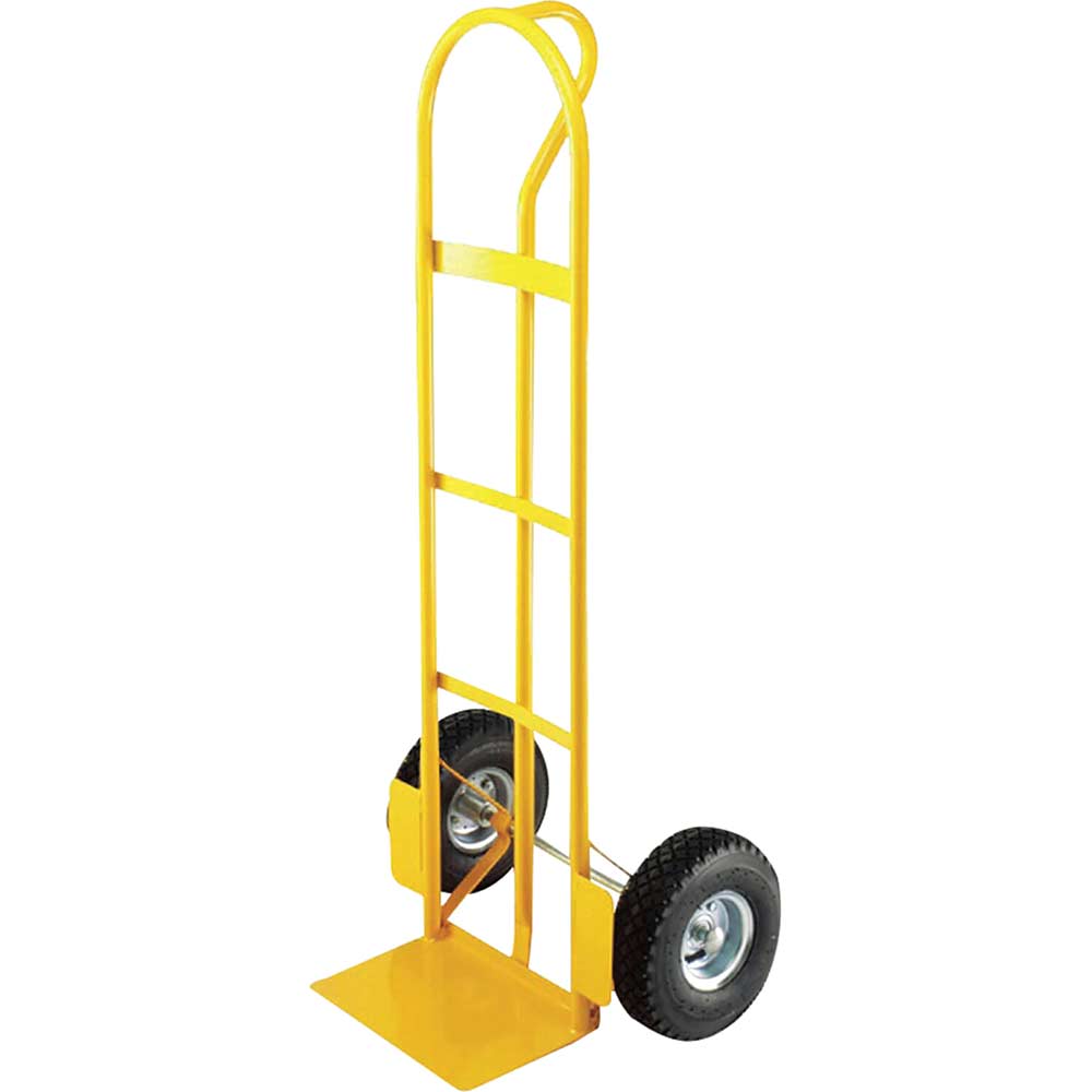 Image of Faithfull Lift Truck Trolley with Pneumatic Tyres 200kg Capacity