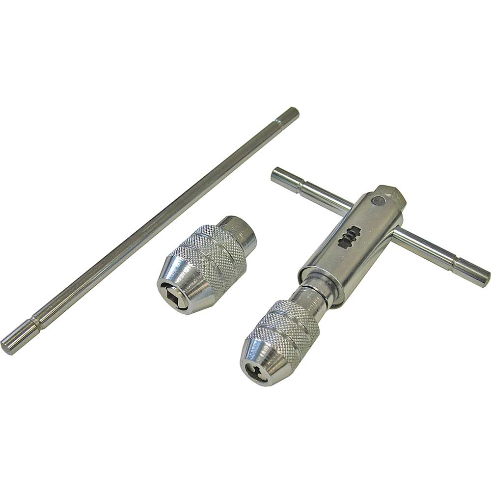 Image of Faithfull 4 Piece T Handle Tap Wrench Ratchet Set M4 - M10