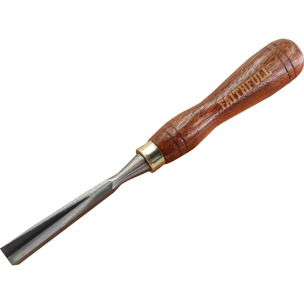 Image of Faithfull V-Straight Part Carving Chisel 12.7mm 1/2&quot;
