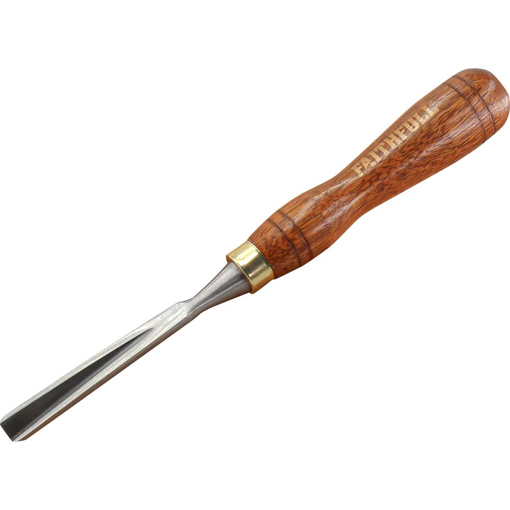 Faithfull V-Straight Part Carving Chisel 9.5mm 3/8"