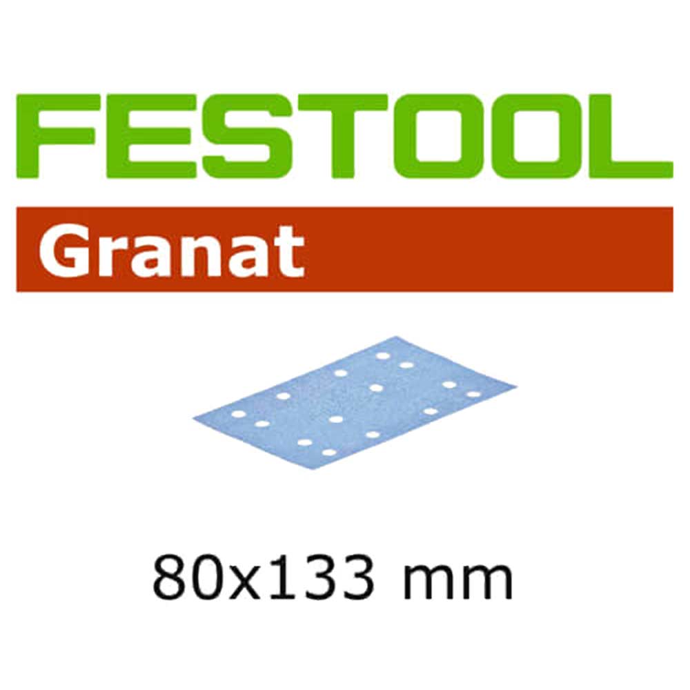 Image of Festool STF 80x133 P180 GR/100 Abrasive Sheet Pack of 100