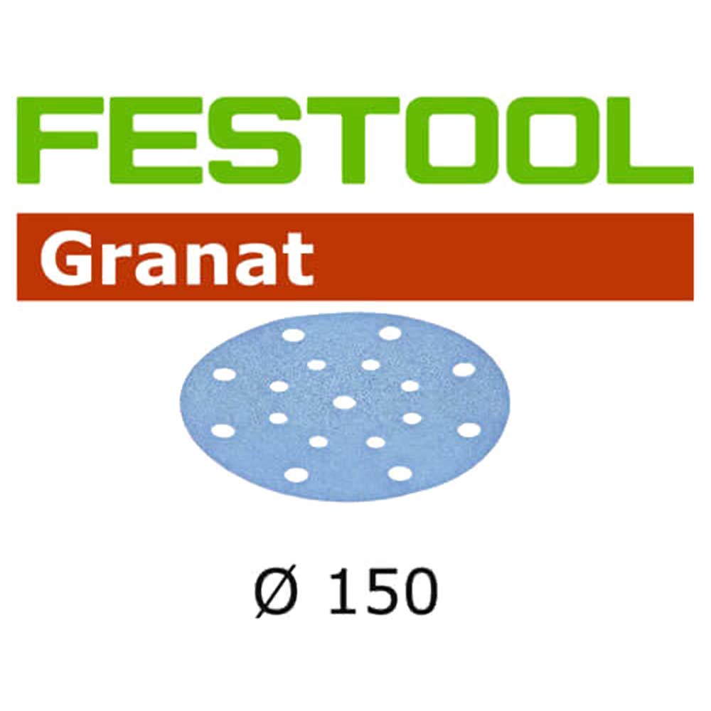Festool Granit 150mm P80 Sanding Discs Pack of 10