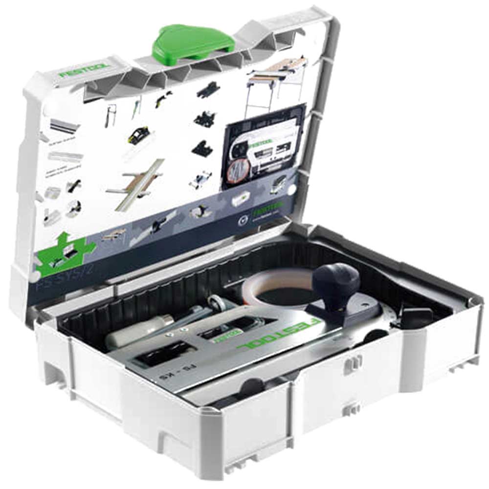 Image of Festool FS-SYS/2 Plung Saw Guild Rail Accessories Set 8 Piece