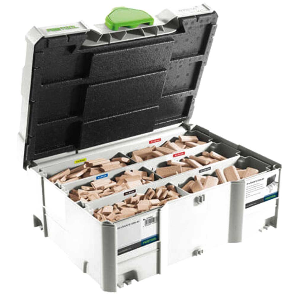 Image of Festool DS 4/5/6/8/10 1060 BU Beechwood Domino Biscuit Assortment