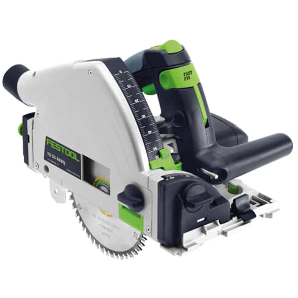 Festool TS 55R EQ + FS GB Plunge Cut Circular Saw 160mm Blade 1200w 110v + Guide Rail + Syst