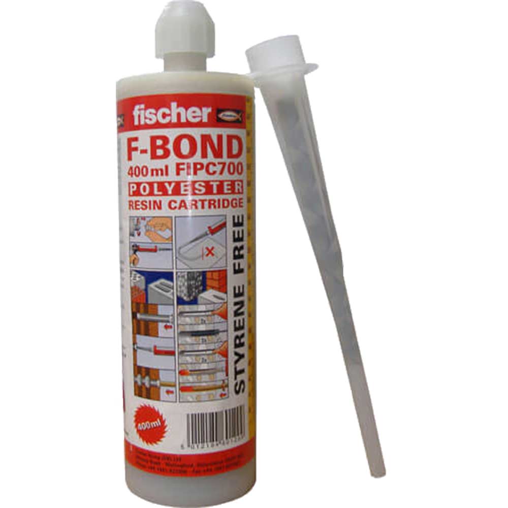 Image of Fischer F Bond FIP C700 Polyester Anchor Masonry Resin 400ml Cartridge.