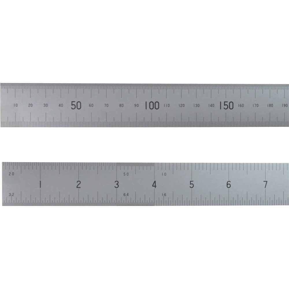 Fisher Satin Chrome Rule 600mm / 24"