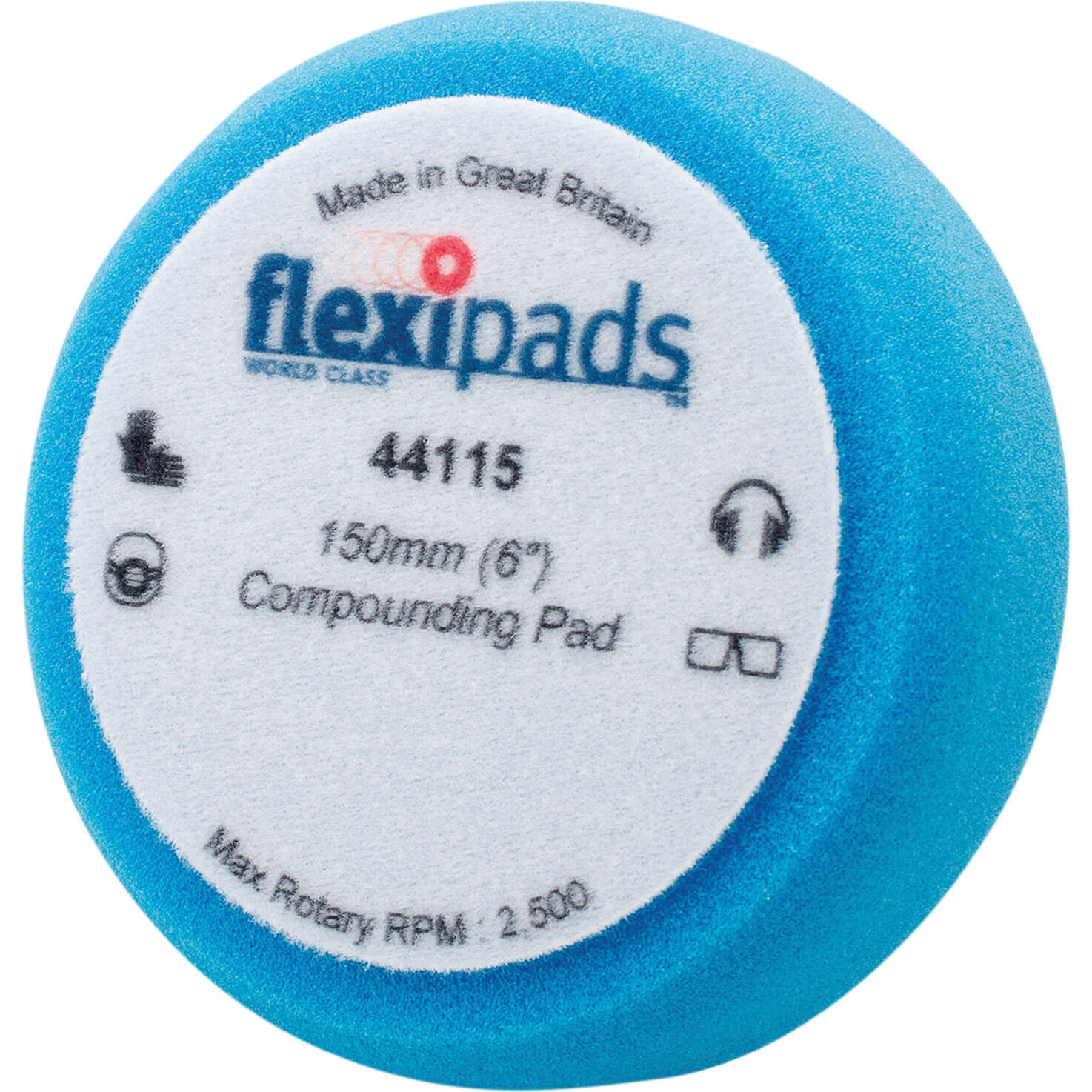 Flexipad Comp/Polishing Foam Blue 150X50 Velcro