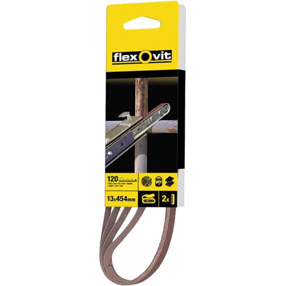 Image of Flexovit Powerfile Belt Pack of 4 Fine 63642526460
