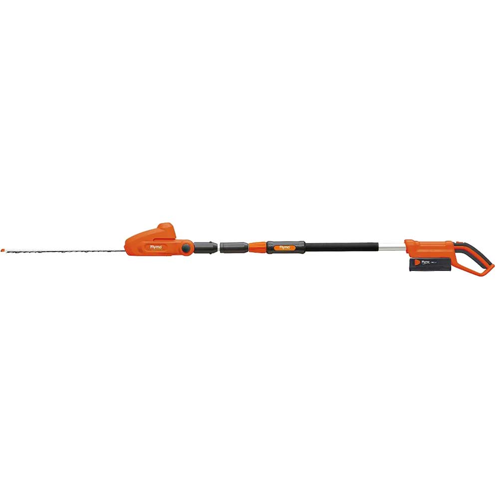 Image of Flymo SABRE CUT XT 18v Cordless Long Reach Adjustable Telescopic Hedge Trimmer 420mm Blade with 1 Battery 1.6ah