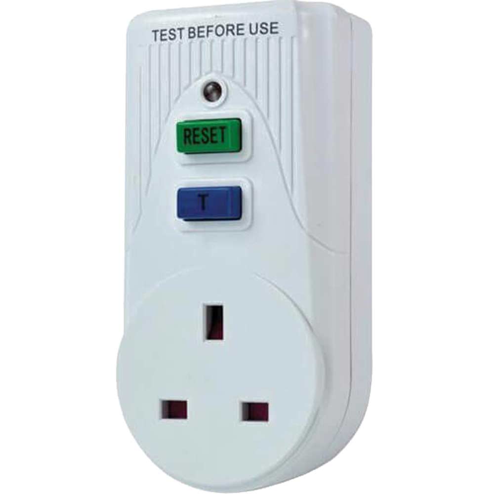 Faithfull RCD Circuit Breaker Adaptor White