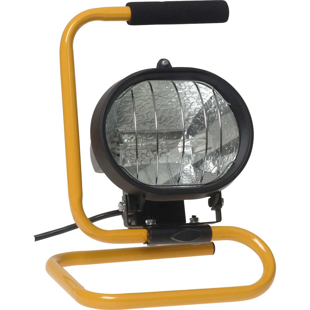 Image of Faithfull Portable Halogen Site Light 500w 110v
