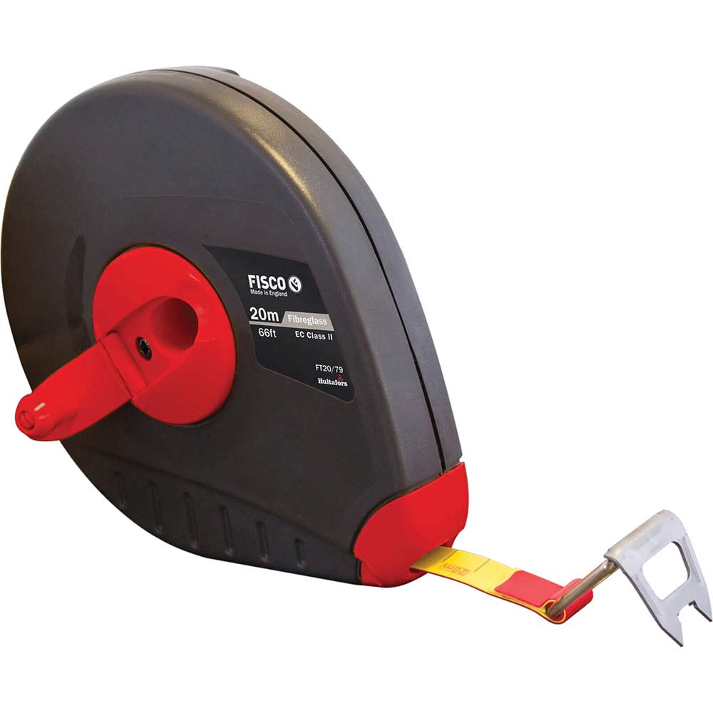 Fisco Futura 20 Metre / 66 Feet Glass Fibre Tape Measure