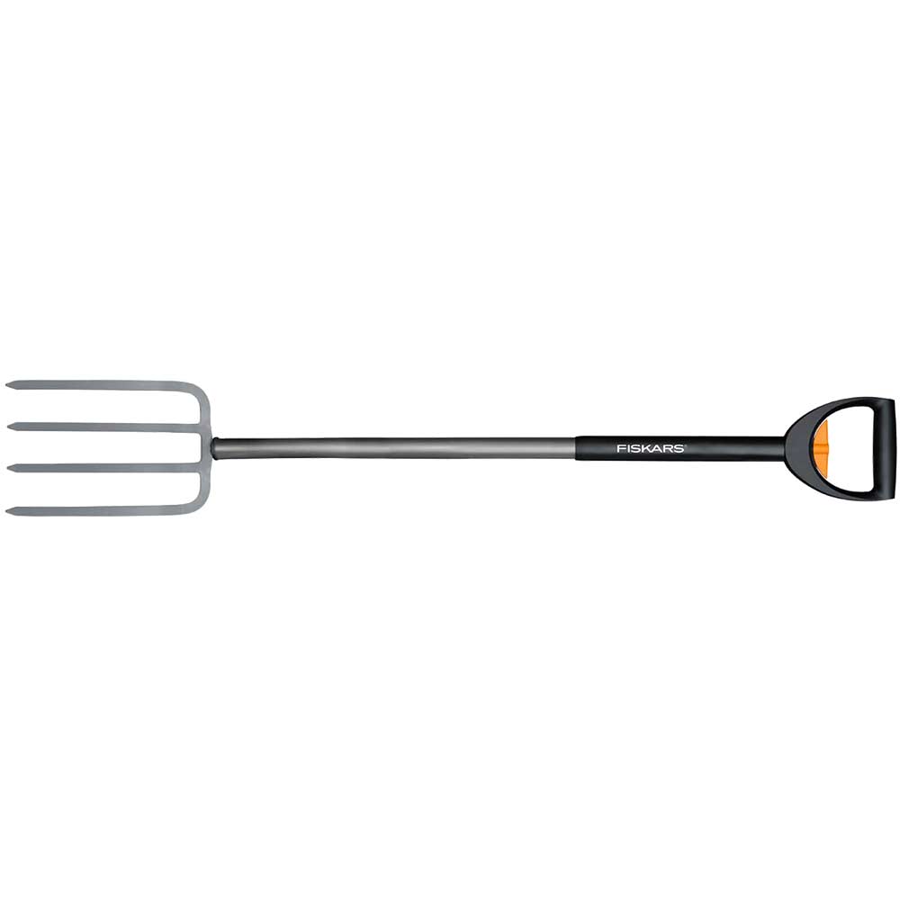 Image of Fiskars Telescopic Garden Digging Fork 1.05 - 1.25 Metre Long