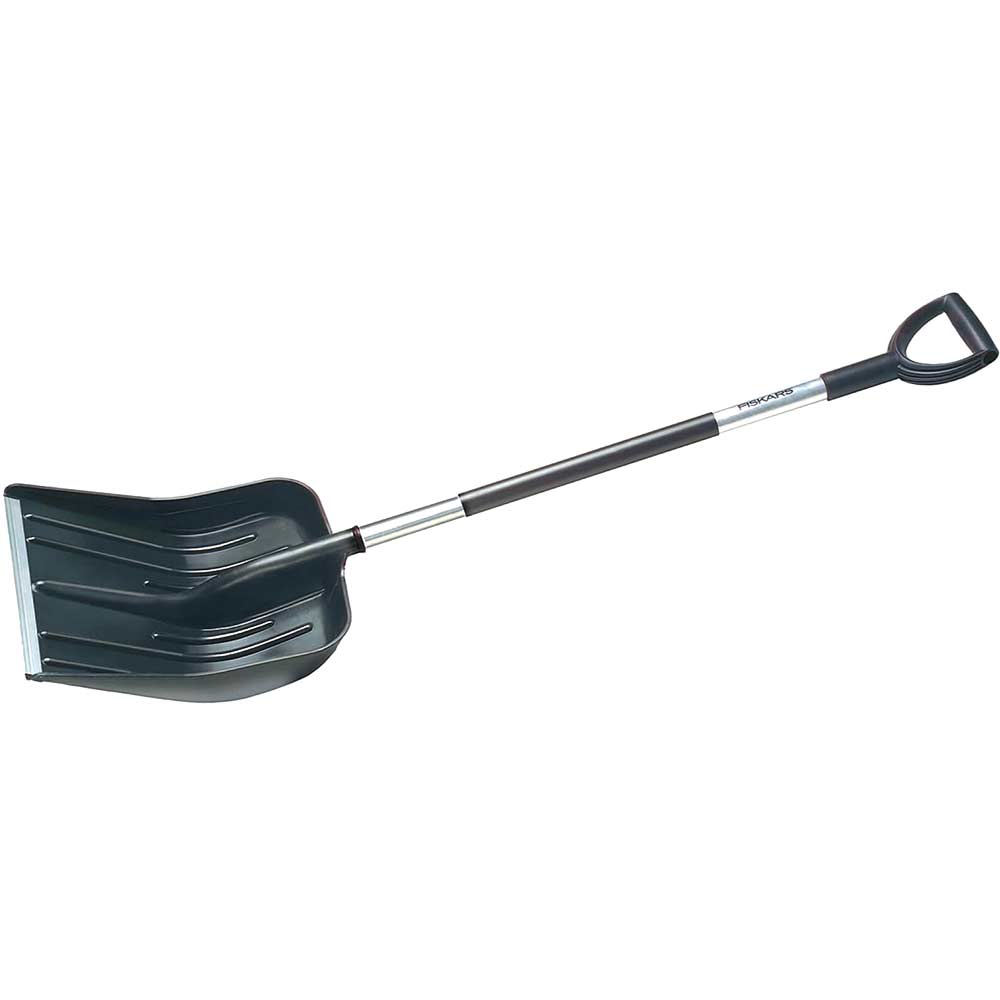 Fiskars Lightweight Aluminium Shaft Snow Shovel 1.3 Metre Long