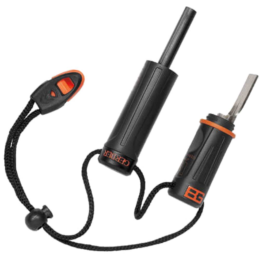 Image of Gerber Bear Grylls Compact Fire Starter with Ferrocerium Rod & Metal Striker