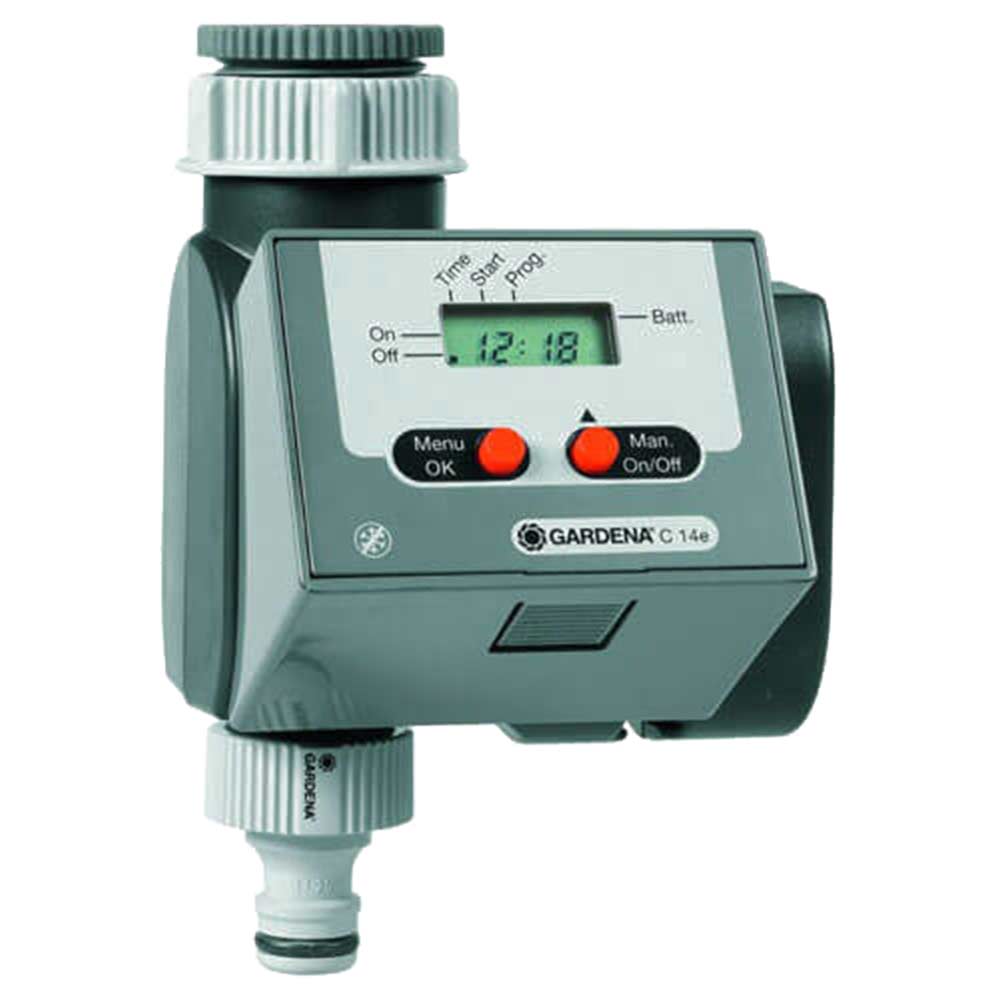 Gardena T14E Digital Garden Water Timer