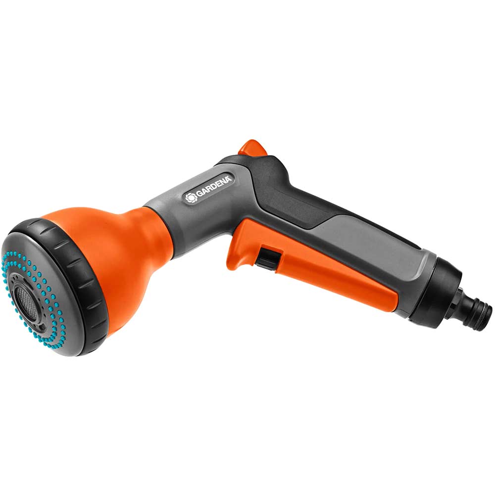 Image of Gardena Classic Multi Sprayer with Lockable Trigger & 3 Spray Patterns for Hose Pipes