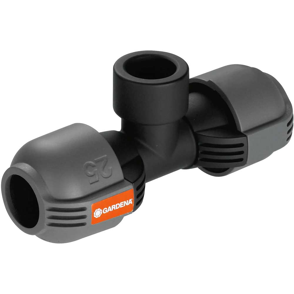 Image of Gardena T Piece 25mm x 19mm (3/4&quot;) Female Thread (SprinklerSystem)