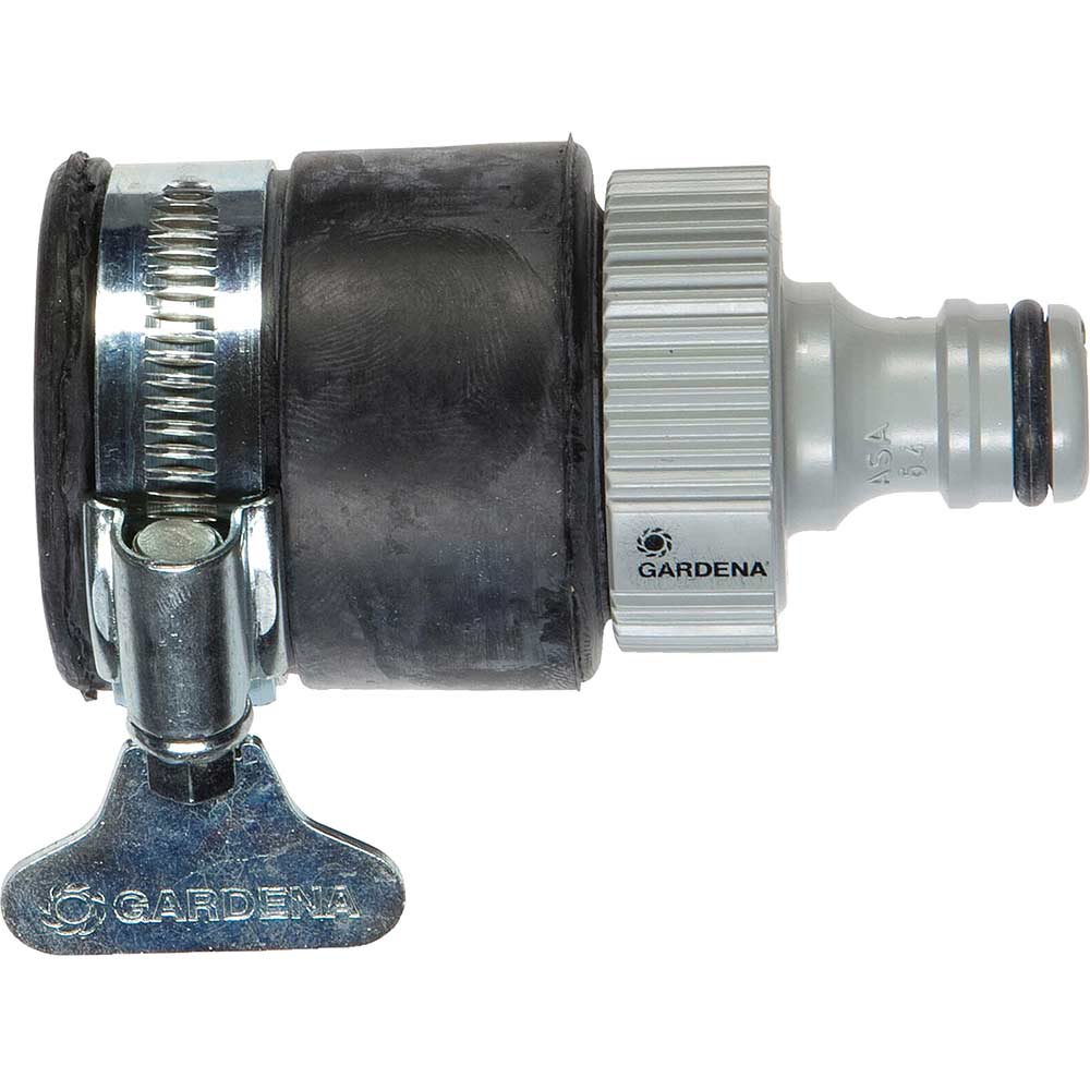 Gardena Round Tap Hose Connector with 15 to 20mm External