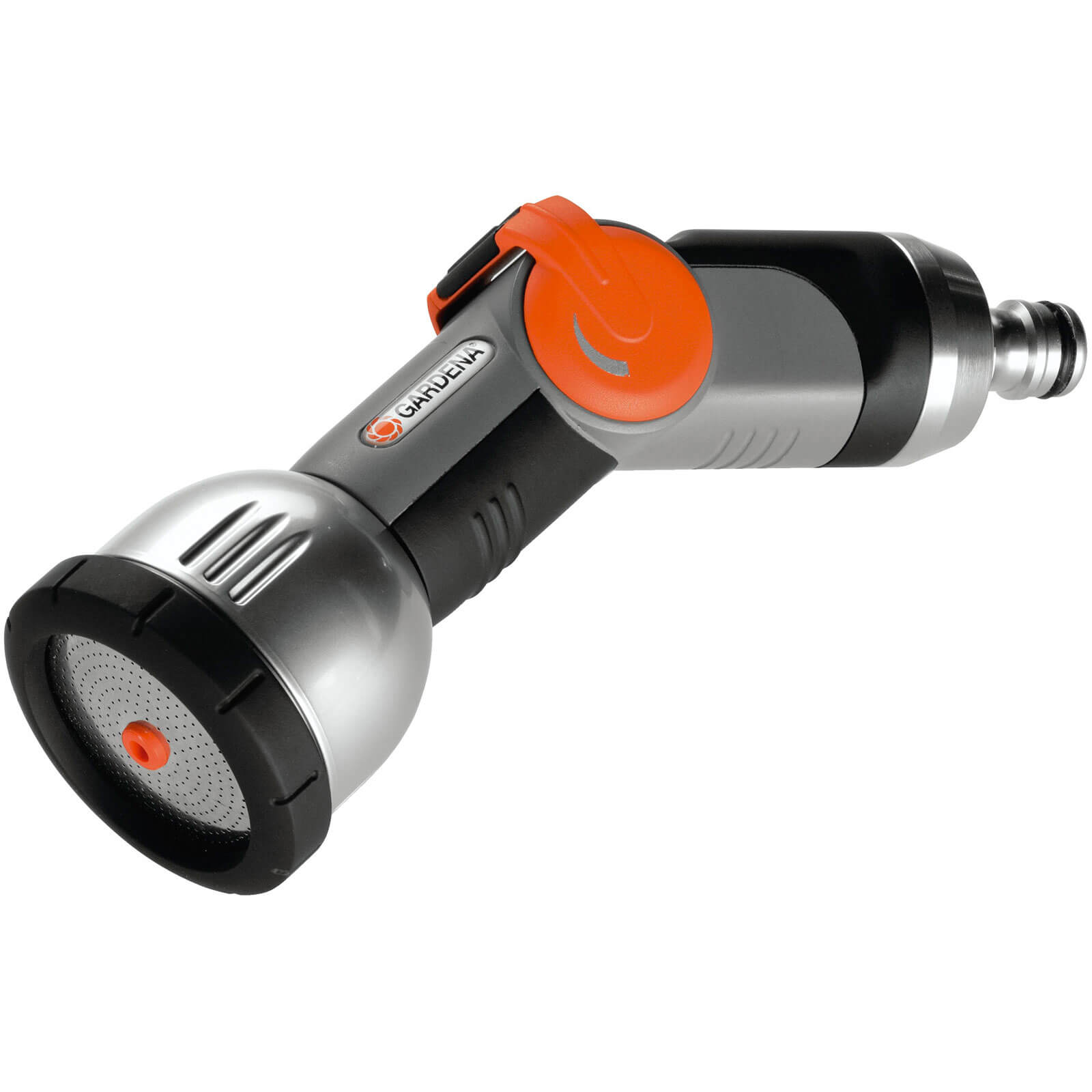 Image of Gardena Premium Metal Adjustable Spray Gun with 3 Spray Patterns for Hose Pipes