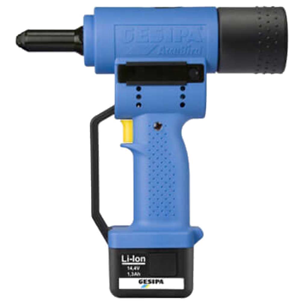 Gesipa AccuBird 12v Cordless Rivet Gun with 1 Lithium Ion Battery 1.4ah