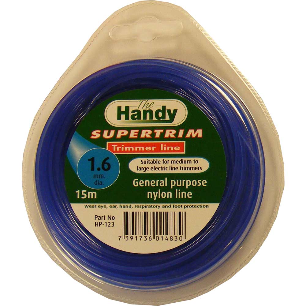Image of Handy Replacement Standard Nylon Line 1.6mm x 15 Metre for Grass Trimmers