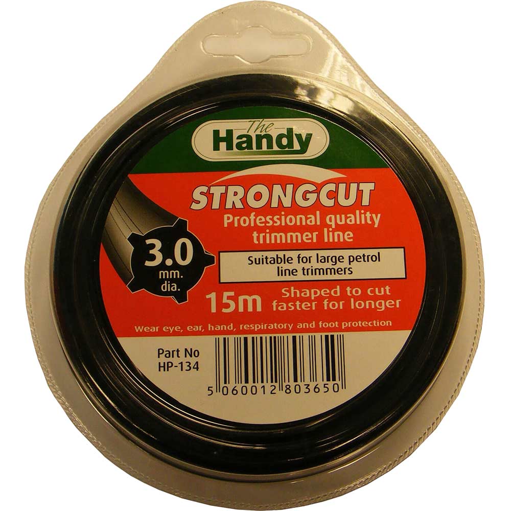 Image of Handy Replacement Professional Nylon Line 3mm x 15 Metre for Grass Trimmers