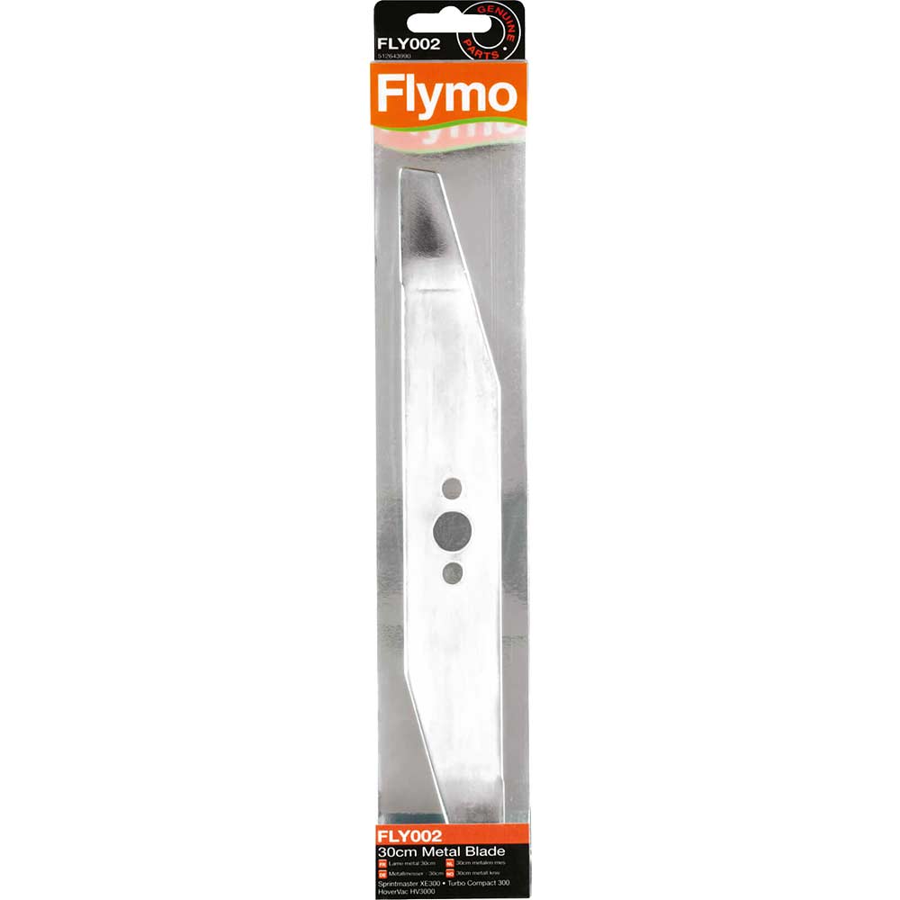 Image of Flymo FLY002 Replacement Metal Blade 30cm for TC300, Sprinter E30s, E300, XE300 & HV3000 Lawnmowers
