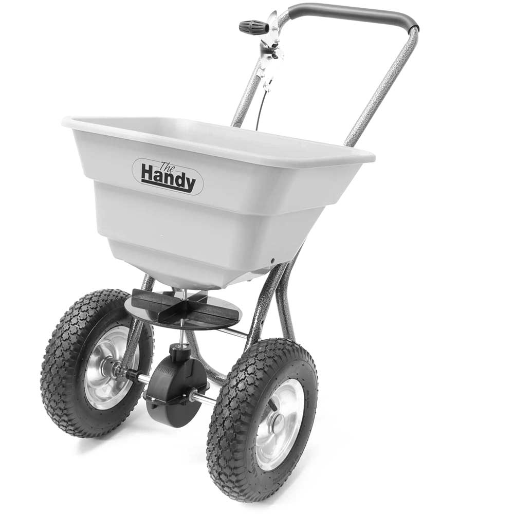 Image of Handy Push Feed, Grass & Salt Broadcast Spreader 3.66 Metre Spread Width 36.5kg Capacity