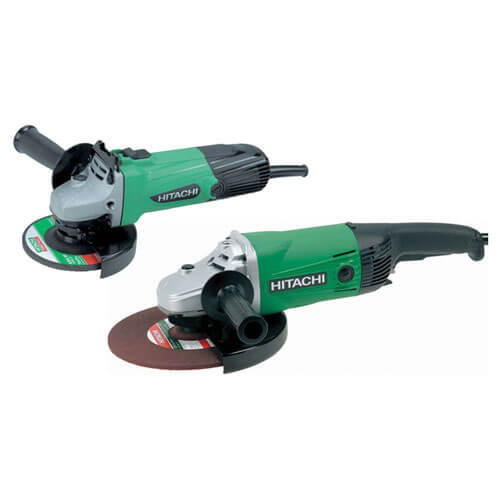Hitachi Angle Grinder Twin Pack with G12SS 4 1/2" & G23SS 9" Grinders 110v