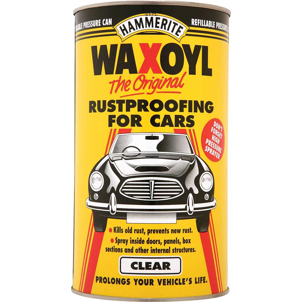 Image of Hammerite Waxoyl Rust Remover & Protector Clear Pressure Can 2.5 Litre
