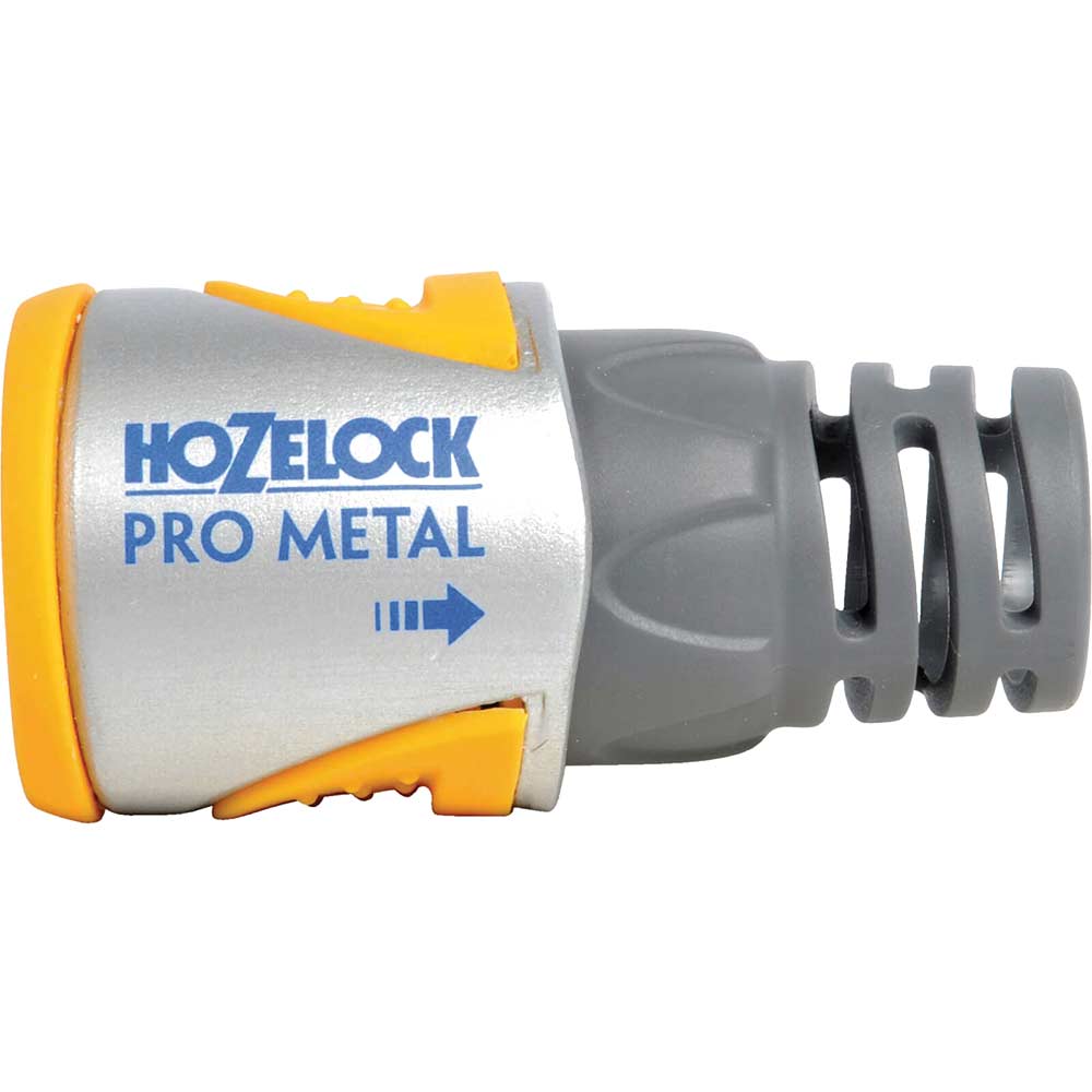 Hozelock Pro Metal Hose End Connector for 12.5mm (1/2") Hose Pipes