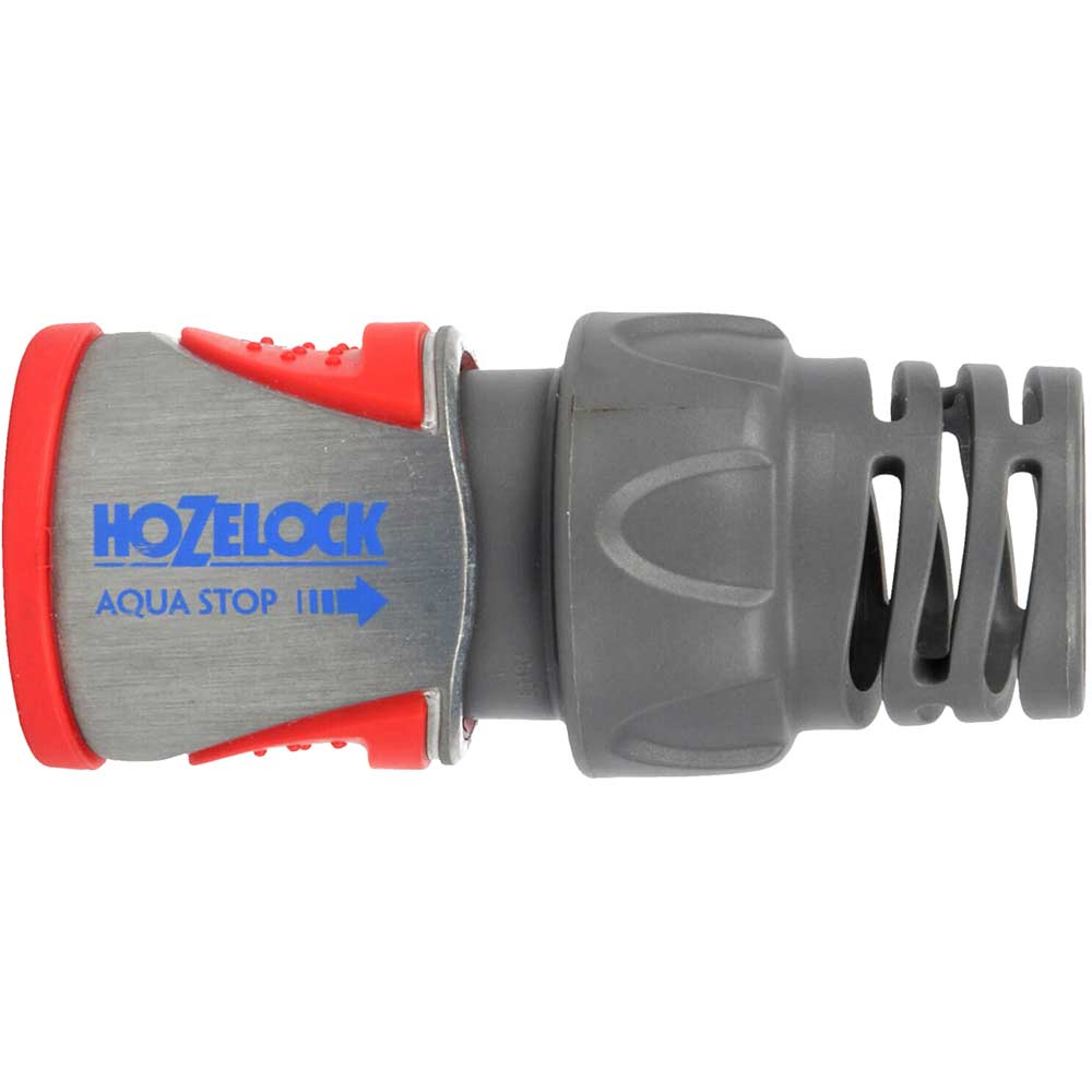 Image of Hozelock Pro Metal Aquastop Hose End Connector for 19mm (3/4&quot;) Hose Pipes