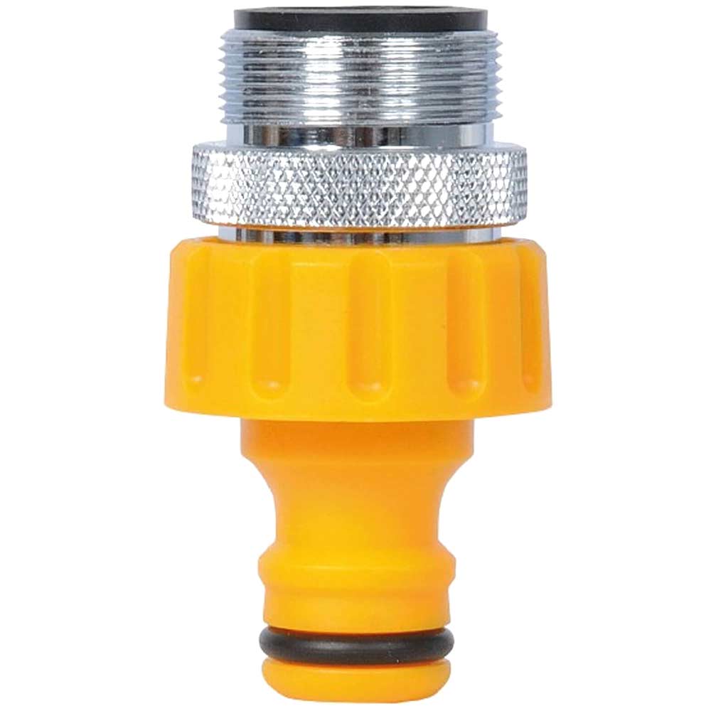 Image of Hozelock M24 Male Indoor Threaded Tap Connector for 24mm Aerator Head Taps